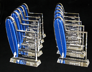 Surfing Trophies and Awards